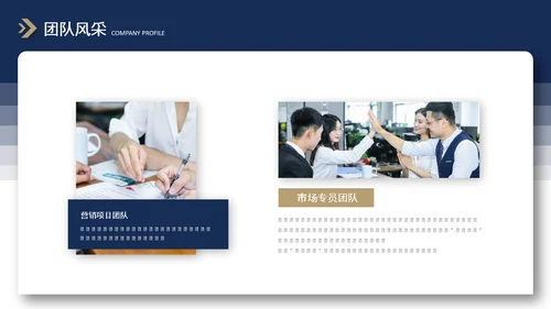 大气的商务风公司介绍PPT模板