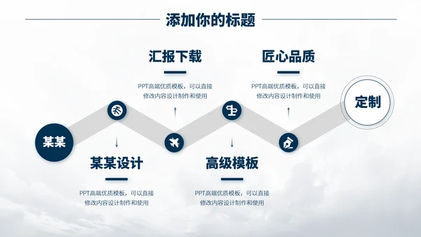 深蓝色医学医疗生物基因PPT模板