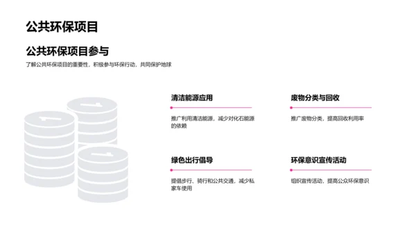 大学生环保科学实践PPT模板