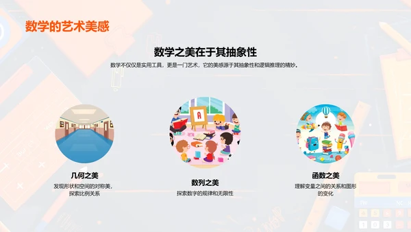 数学在日常生活应用PPT模板