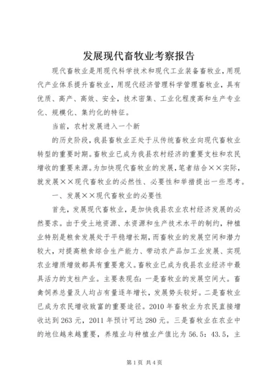 发展现代畜牧业考察报告 (6).docx