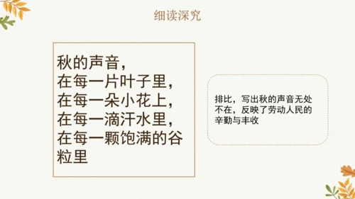 7 听听，秋的声音  课件