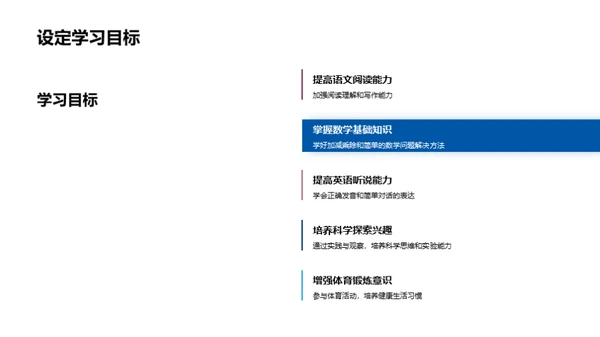 二年级启航之旅