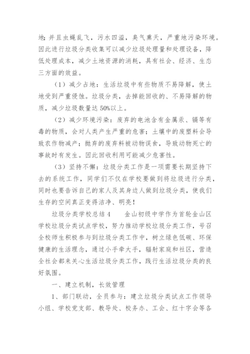 垃圾分类学校总结.docx