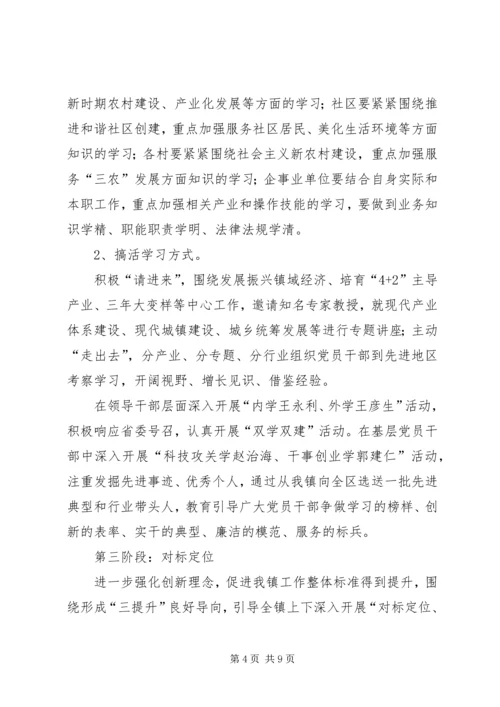 乡镇大力开展三提升活动方案.docx