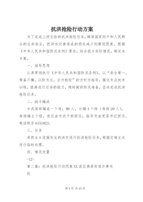 抗洪抢险行动方案.docx