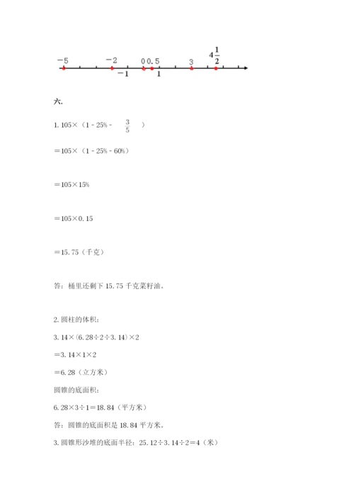 小学毕业班数学检测题及完整答案（名师系列）.docx