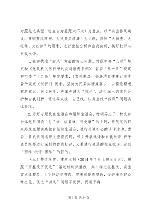 群众路线实施方案 (3).docx