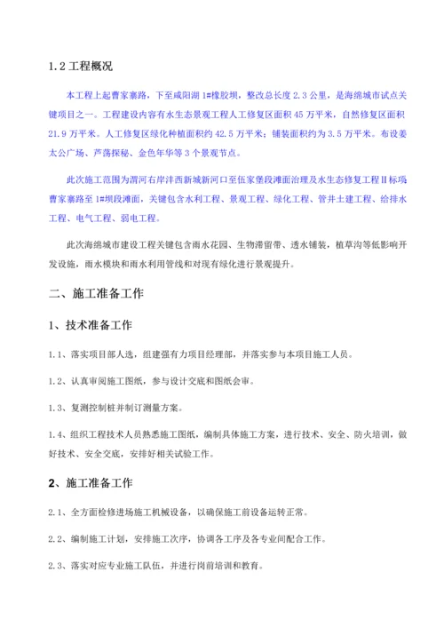 海绵城市专项综合项目施工组织设计.docx