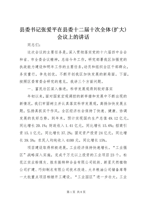 县委书记张爱平在县委十二届十次全体(扩大)会议上的讲话 (3).docx