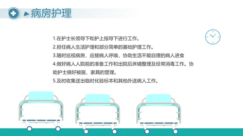 蓝色大气医疗年终工作总结PPT