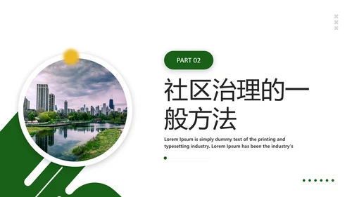 社区治理PPT模板