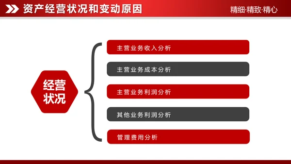 红色大气2019财务数据分析报告PPT