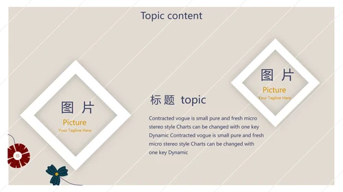 小清新文艺述职报告工作总结动态PPT模板