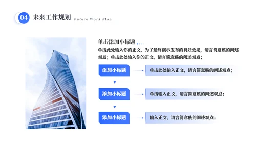 工作任务规划总结通用PPT模板