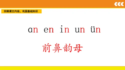 统编版语文一年级上册 汉语拼音 12 an en in un ün  课件