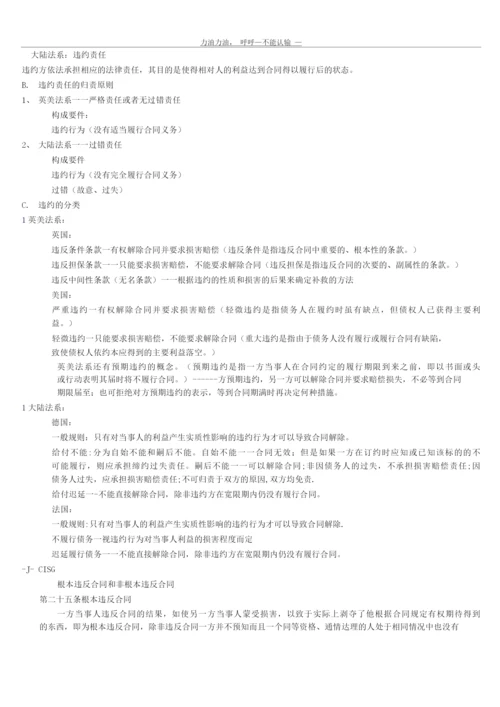 国际商法重点总结.docx