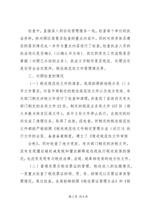 地税局税收督察工作报告.docx