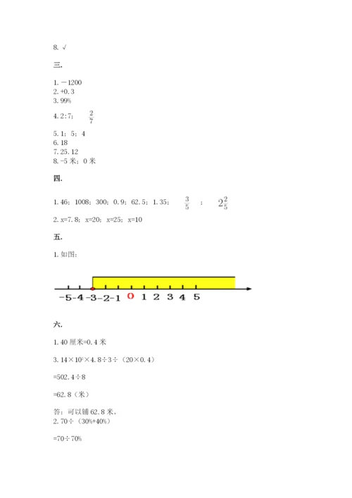 小升初数学综合练习试题带答案（培优）.docx