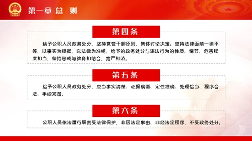 公职人员处分法通用PPT模板