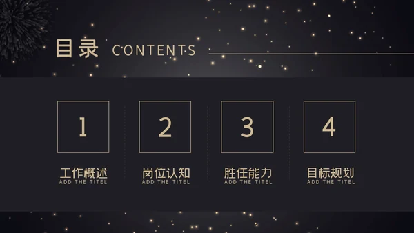 转正晋升述职报告通用PPT模板
