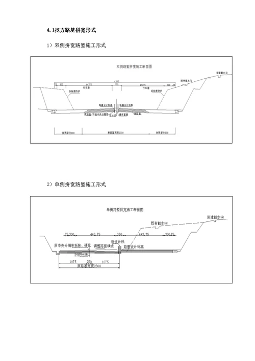 2021年度拼宽路基挖方施工技术方案