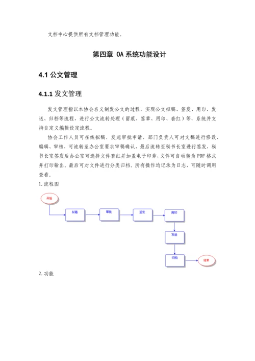保险行业协会移动办公系统设计方案.docx