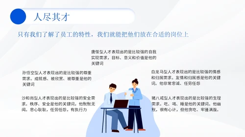 插画风团队管理员工培训团队管理办法PPT