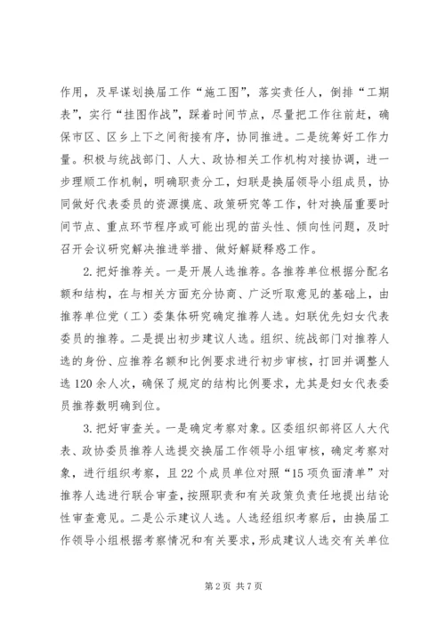 区妇女参政议政的调查与思考.docx