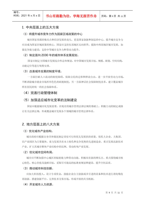 城市竞争力论文.docx