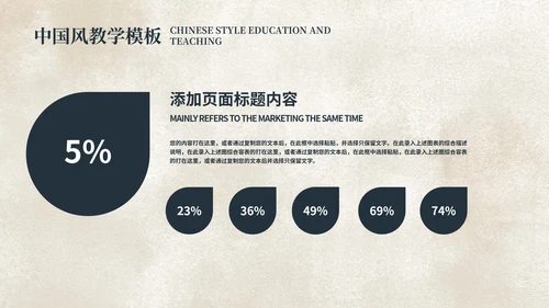 中国风国学传统文化主题教育PPT模板
