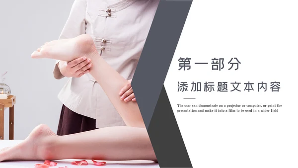 美容护肤美体精油按摩养生会所PPT模板