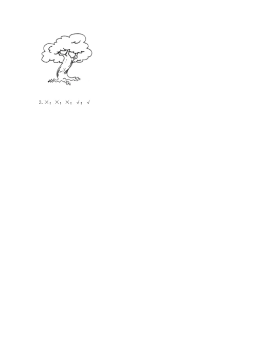 教科版一年级上册科学期末测试卷精品【b卷】.docx