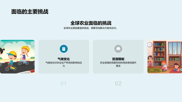 农学研究助力农业PPT模板