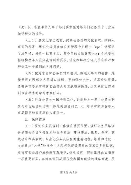 省公务员培训计划 (2).docx