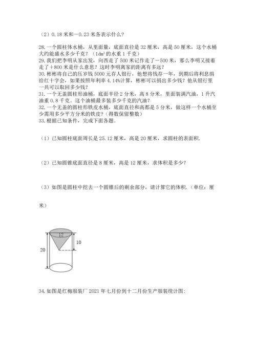 六年级小升初数学应用题50道（名师推荐）.docx