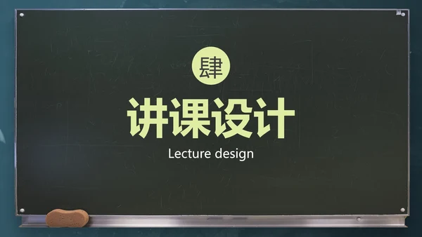 黑色实景黑板教师教学教育PPT模板