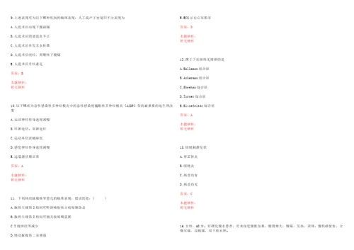 2022年01月杭州市余杭区良渚街道社区卫生服务中心公开招聘2名编外工作人员考试参考题库含详解
