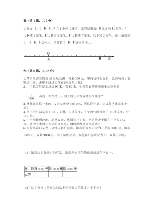 小学毕业班数学检测卷【真题汇编】.docx