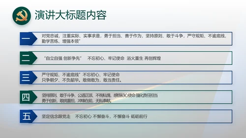 纪检监察党风廉政教育工作汇报ppt动态模板