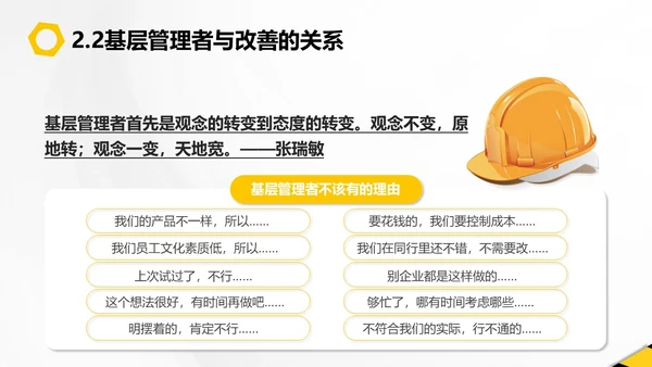 黄黑插画风现场管理PPT模板