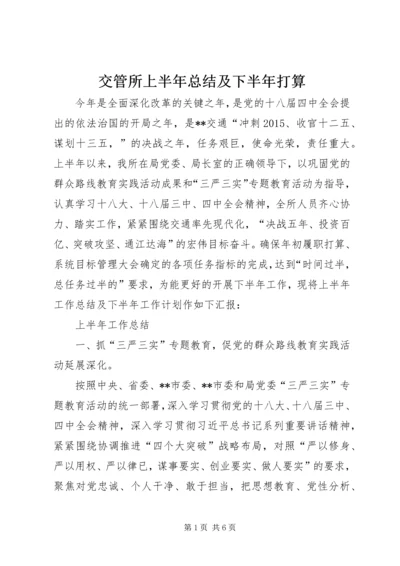 交管所上半年总结及下半年打算_1.docx