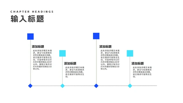 简约蓝色渐变述职报告PPT模板