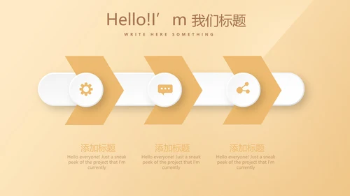 简约大方金色金融银行工作总结动态PPT模板