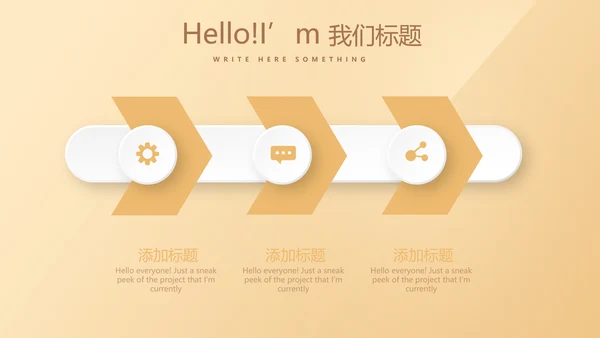 简约大方金色金融银行工作总结动态PPT模板
