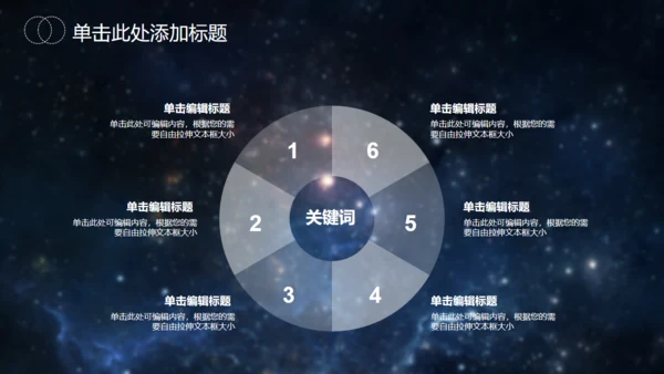星空大气地球发布会通用PPT模版