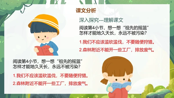 部编版二年级下册《祖先的摇篮》语文课件PPT模板