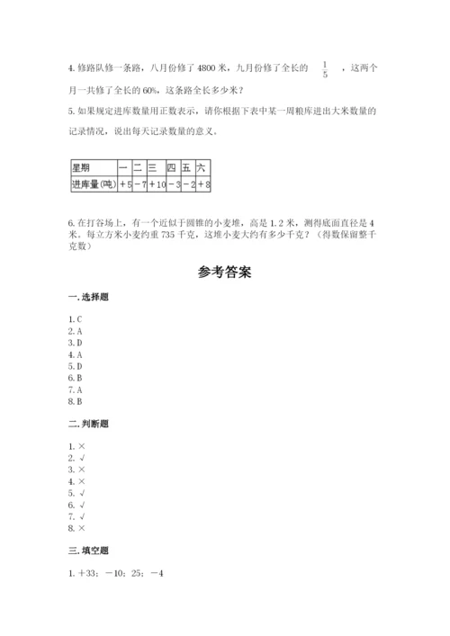 北京版六年级下册数学期末测试卷精品（典型题）.docx