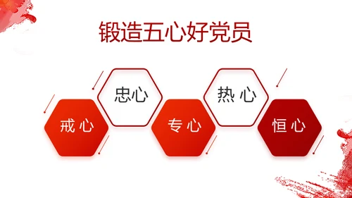党建小人物大未来党支部学习教育PPT
