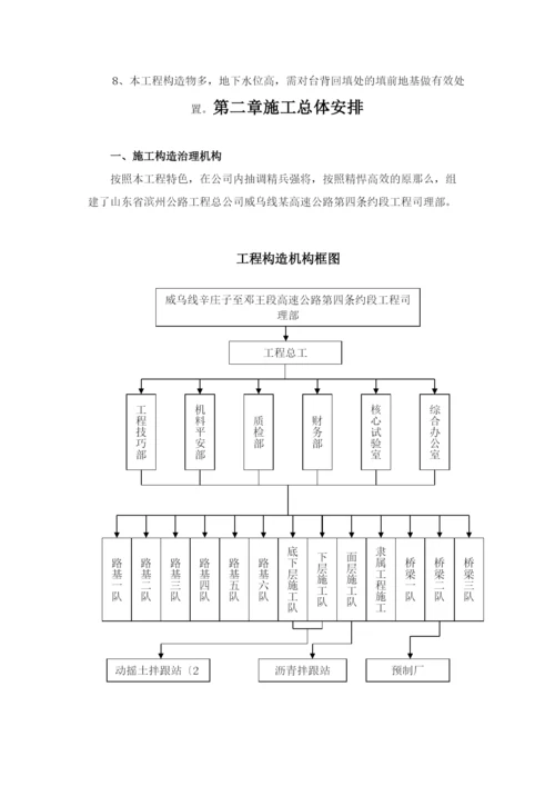 2023年建筑行业某高速公路施工组织设计方案2).docx